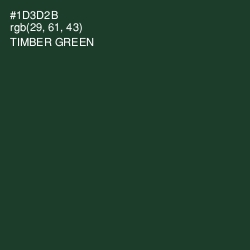 #1D3D2B - Timber Green Color Image